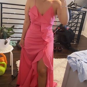 Pink maxi dress forever 21 never worn size medium
